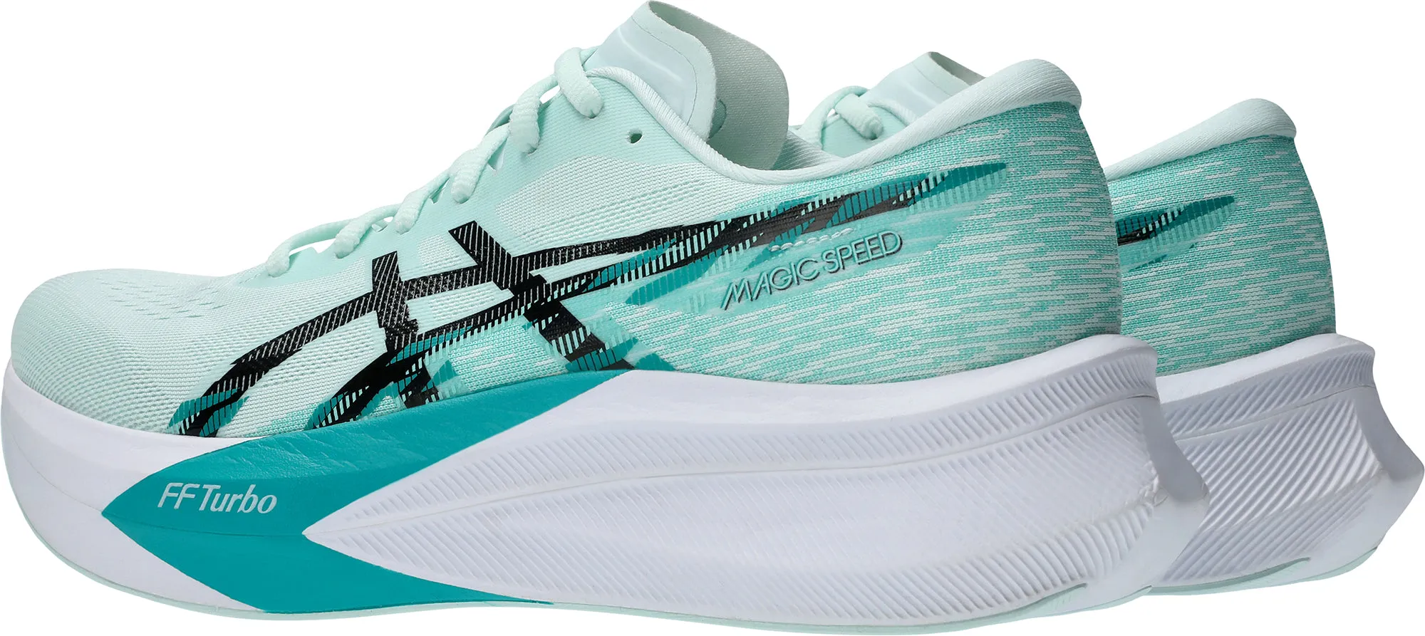 Asics Magic Speed 4 Mens Running Shoes - Green Forest Path