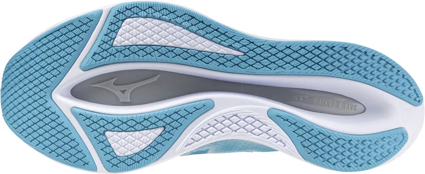 Mizuno Wave Rebellion Flash 2 Mens Running Shoes - Blue Foam Lining Running Errands Stretchable