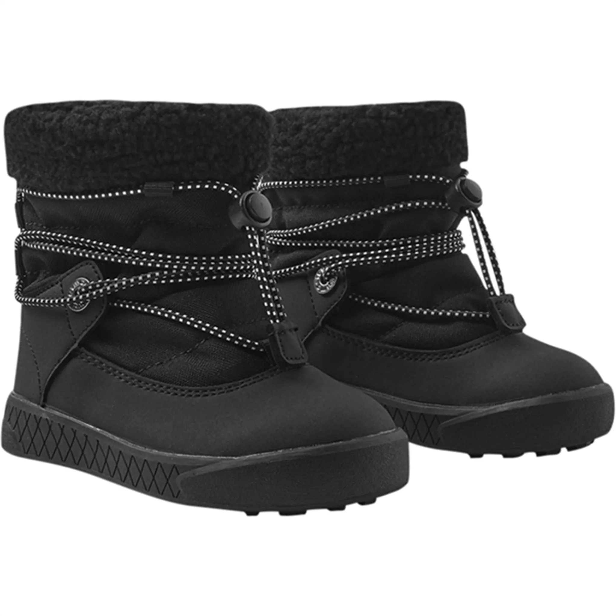 Snow Storm Ready Cold-Weather Footwear Reima Winter Boots Lumipallo Junior Black