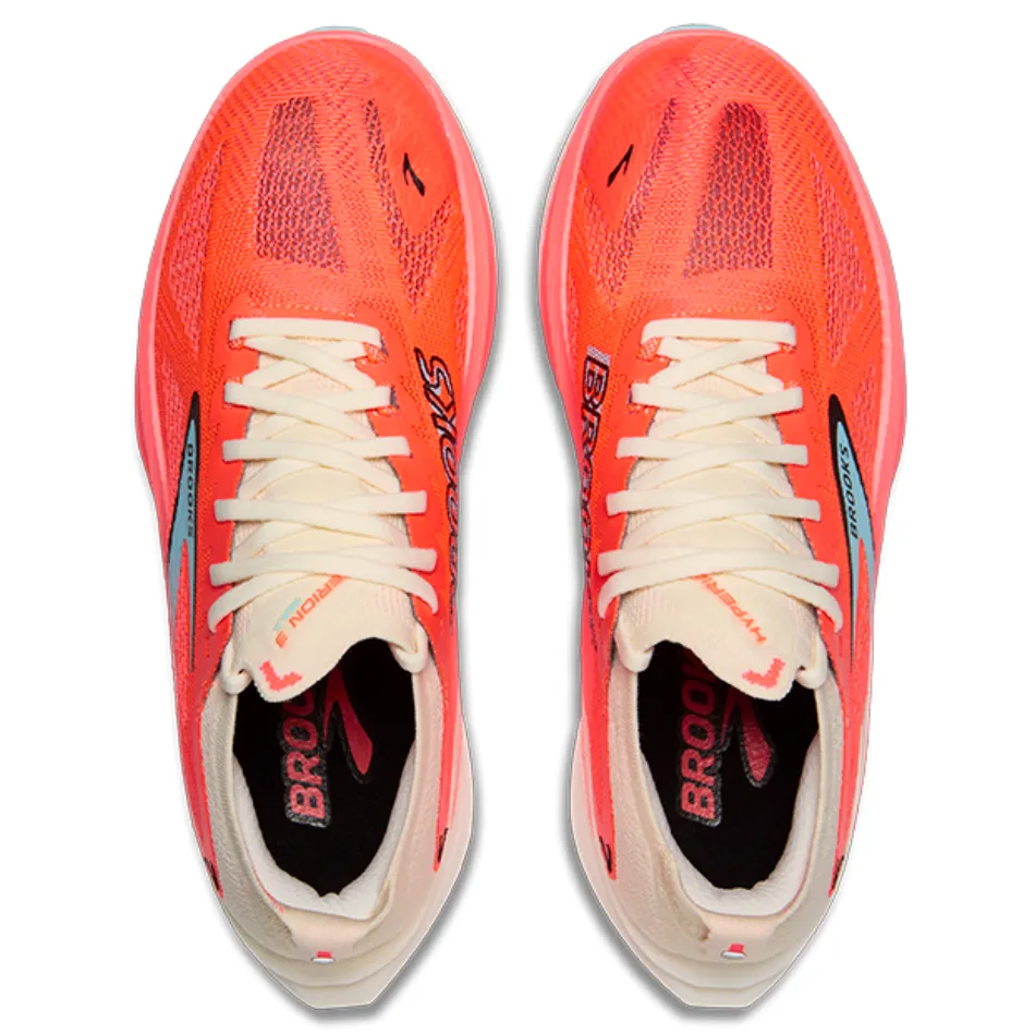 cross - training ability Comfort-focused Brooks Women's Hyperion Max 3 Running Shoes in Coconut/Fiery Coral/Atomizer AW25