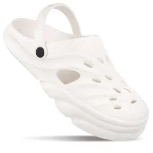 Men's Clogs  - WC8732 White White Clean