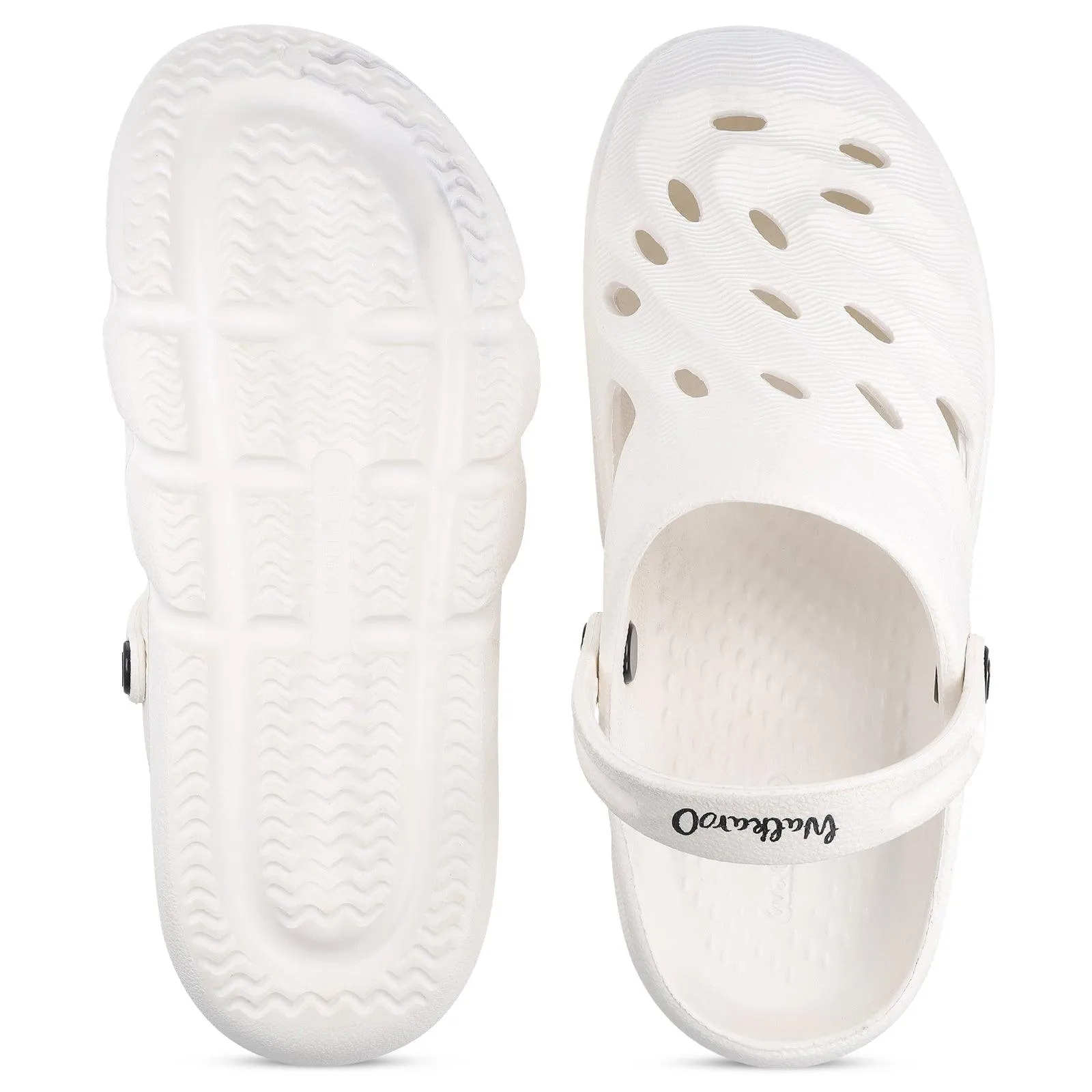 Men's Clogs  - WC8732 White Chic Vacation Sandals