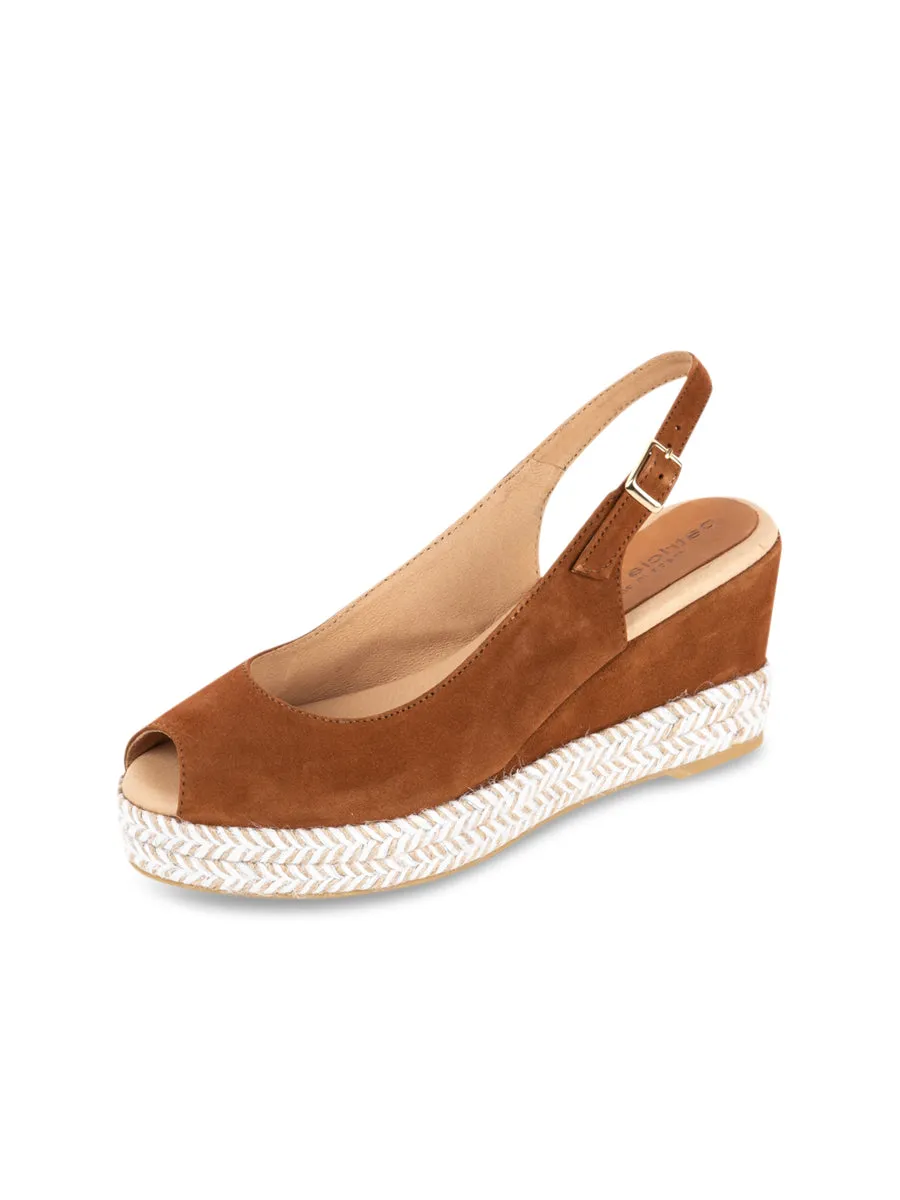 Track Trek On Road Piper Peep-Toe Slingback Espadrille