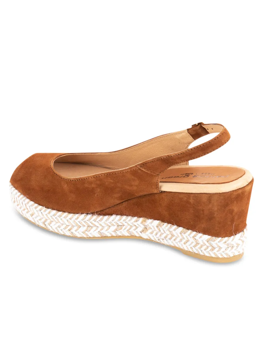 Comfortable to wear Piper Peep-Toe Slingback Espadrille