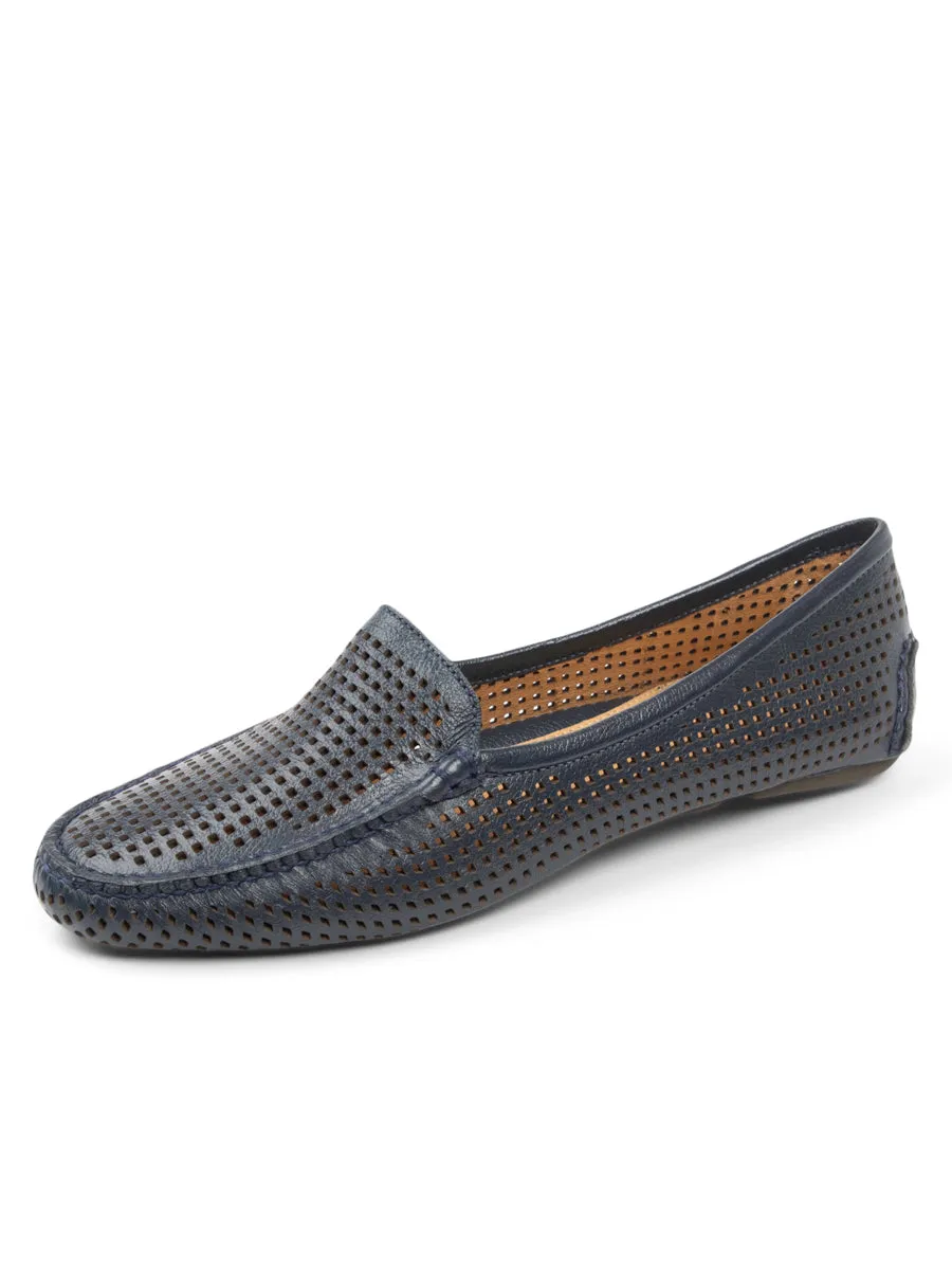 Road Long Cushioned Base Work Commute Barrie Perforated Driving Moccasin