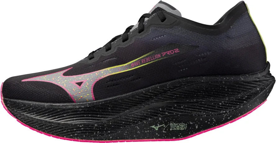 Mizuno Wave Rebellion Pro 2 Running Shoes - Black Field Power