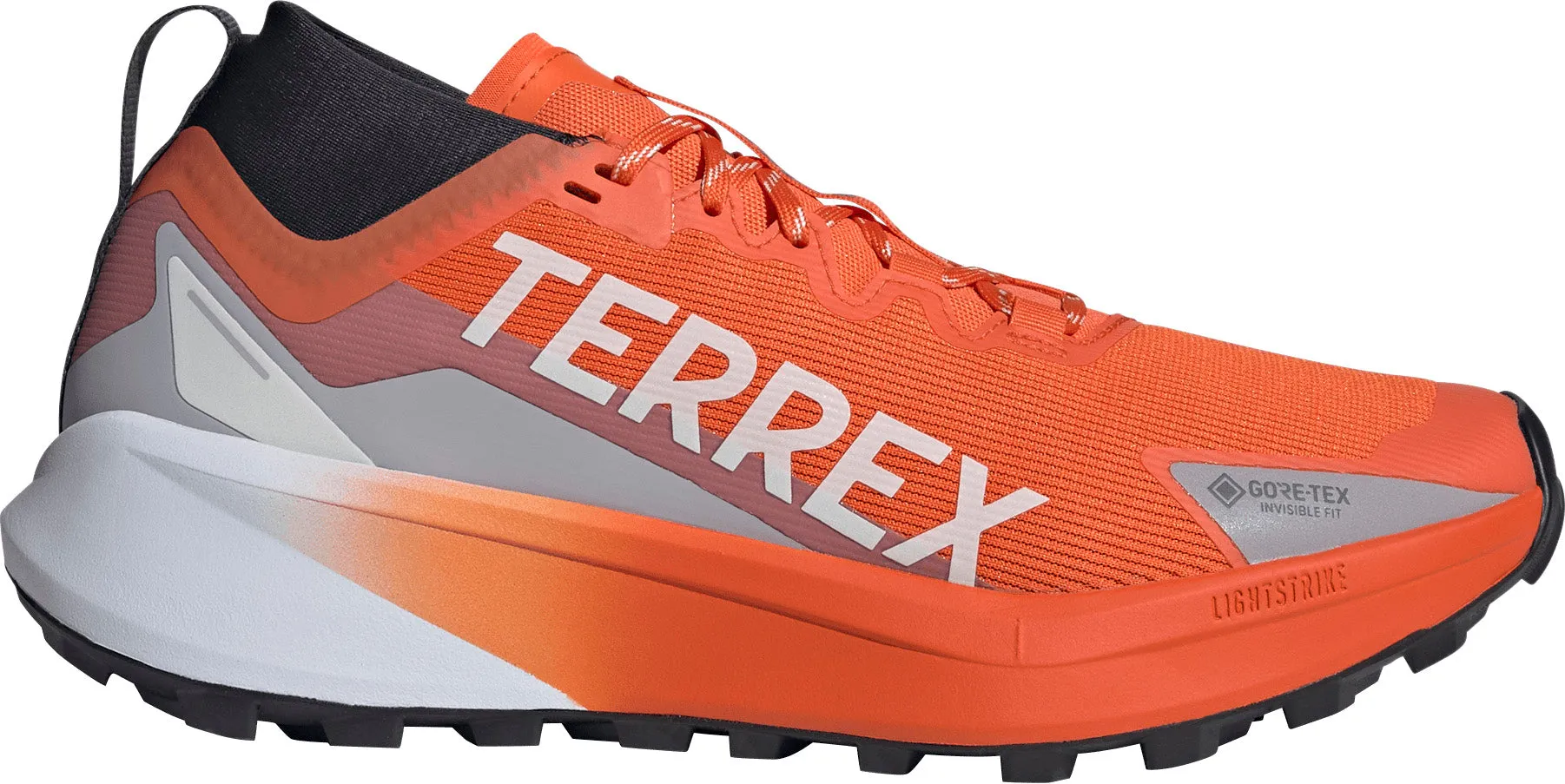 adidas Terrex Agravic GORE-TEX Mens Trail Running Shoes - Orange Easy Wear