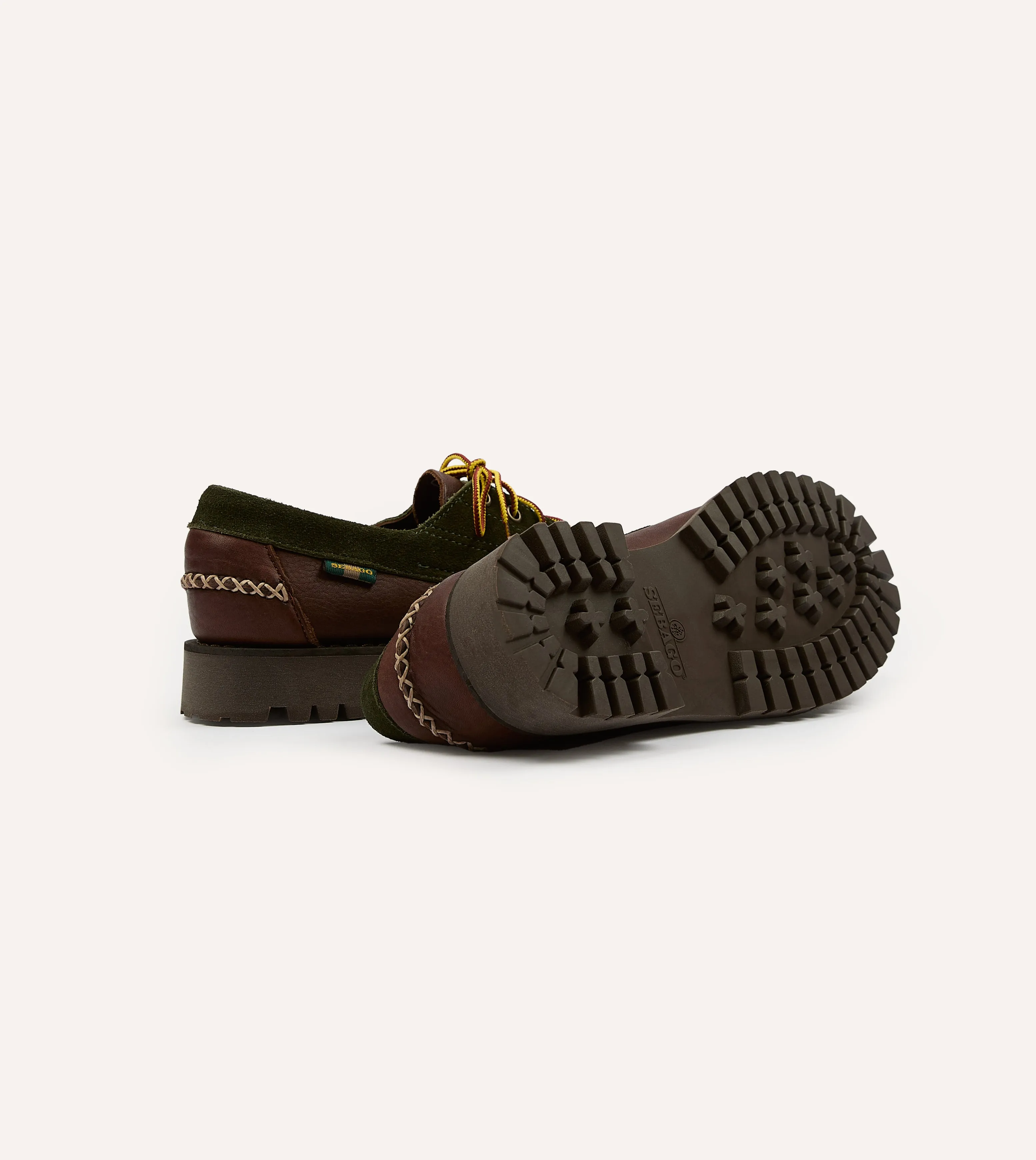 Supportive Core Active People Stretch Fabric Active People Drake's by Sebago Campsides Askook Patchwork Suede Shoe