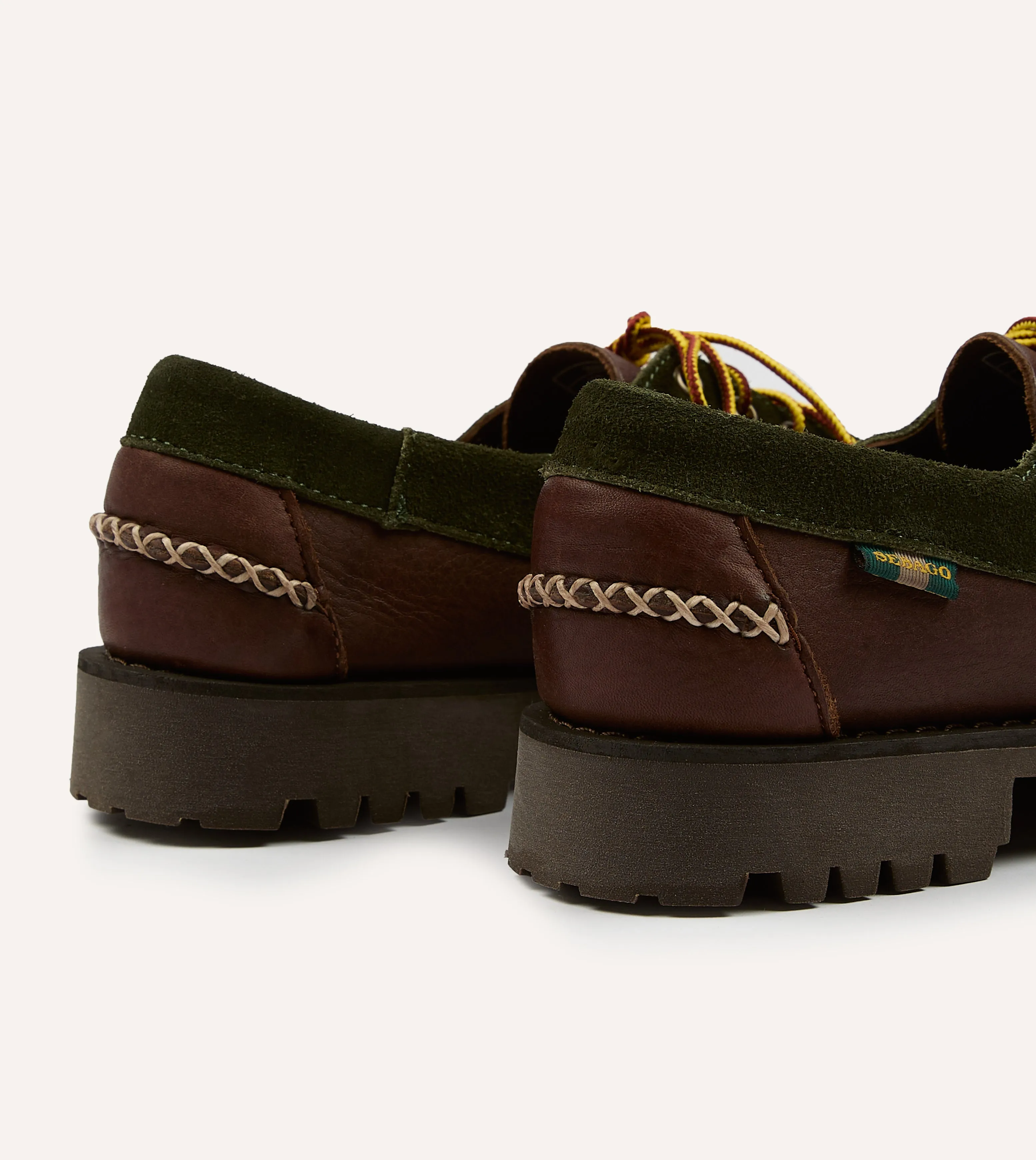 Drake's by Sebago Campsides Askook Patchwork Suede Shoe Fitness Vibe