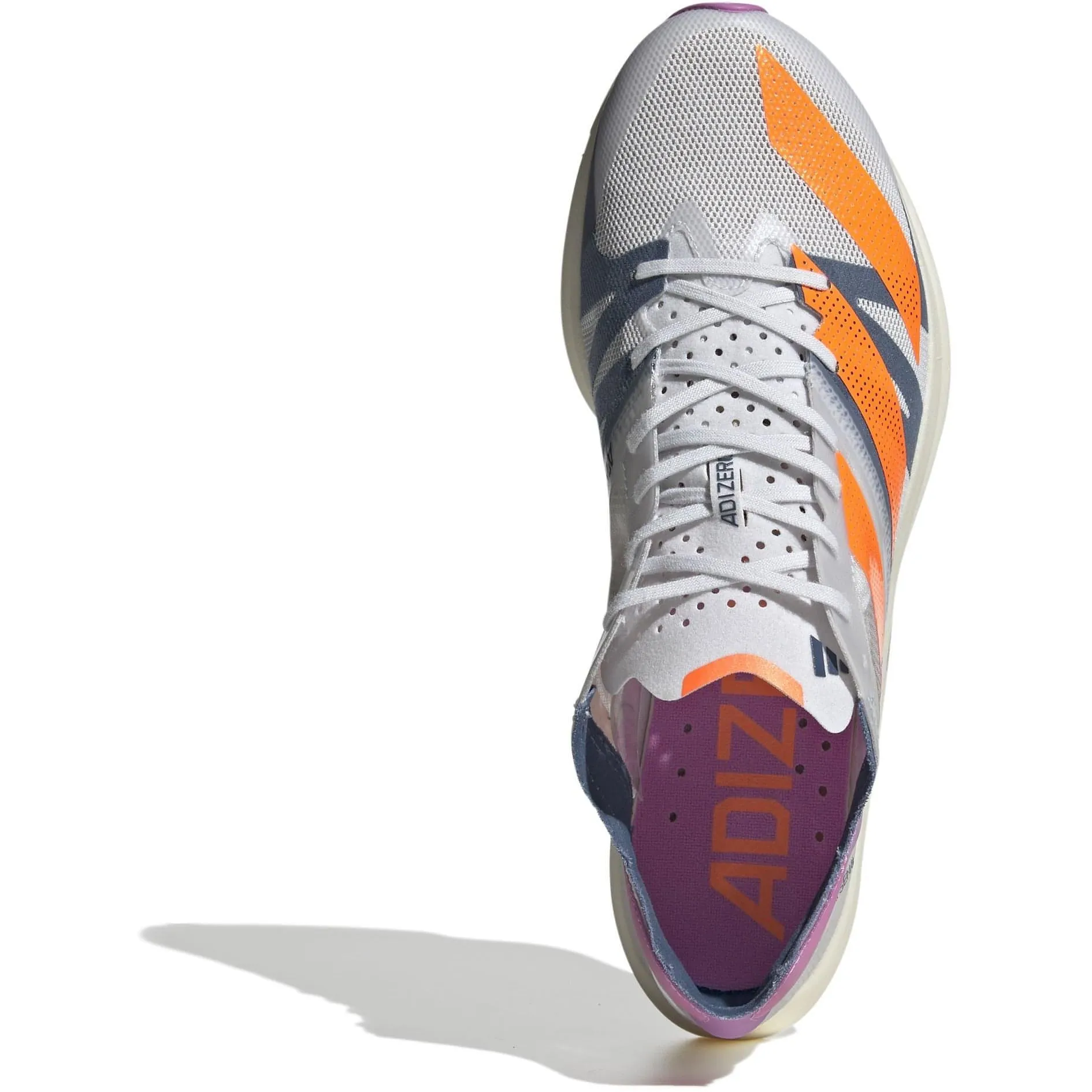 Elastic Cushioned Insole adidas Adizero Takumi Sen 8 Running Shoes - Grey