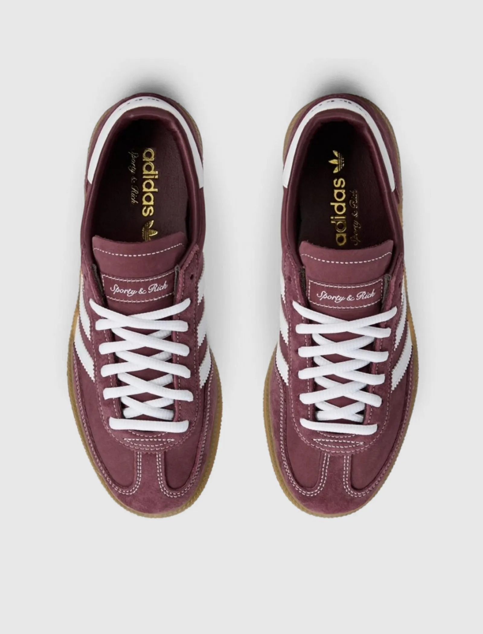 SPORTY & RICH HANDBALL SPEZIAL "RED/WHITE" Adjustable Rubber Outsole