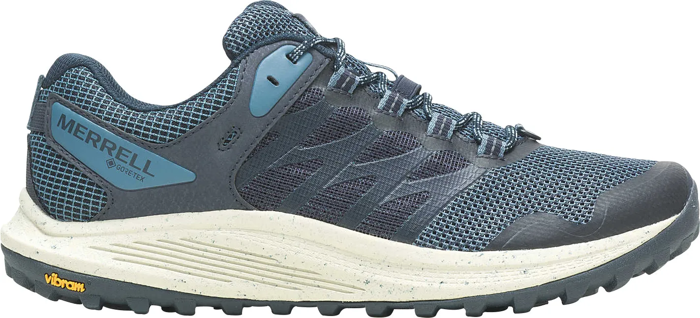 Work Merrell Nova 3 GORE-TEX Mens Trail Running Shoes - Blue