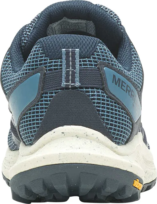 Stretchable Fiber Mix Merrell Nova 3 GORE-TEX Mens Trail Running Shoes - Blue