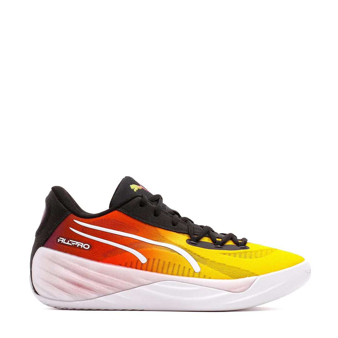 Ankle Stability Design Puma Basketball Men All-Pro Nitro Showtime Yellow Sizzle Purple Glimmer 309890-01