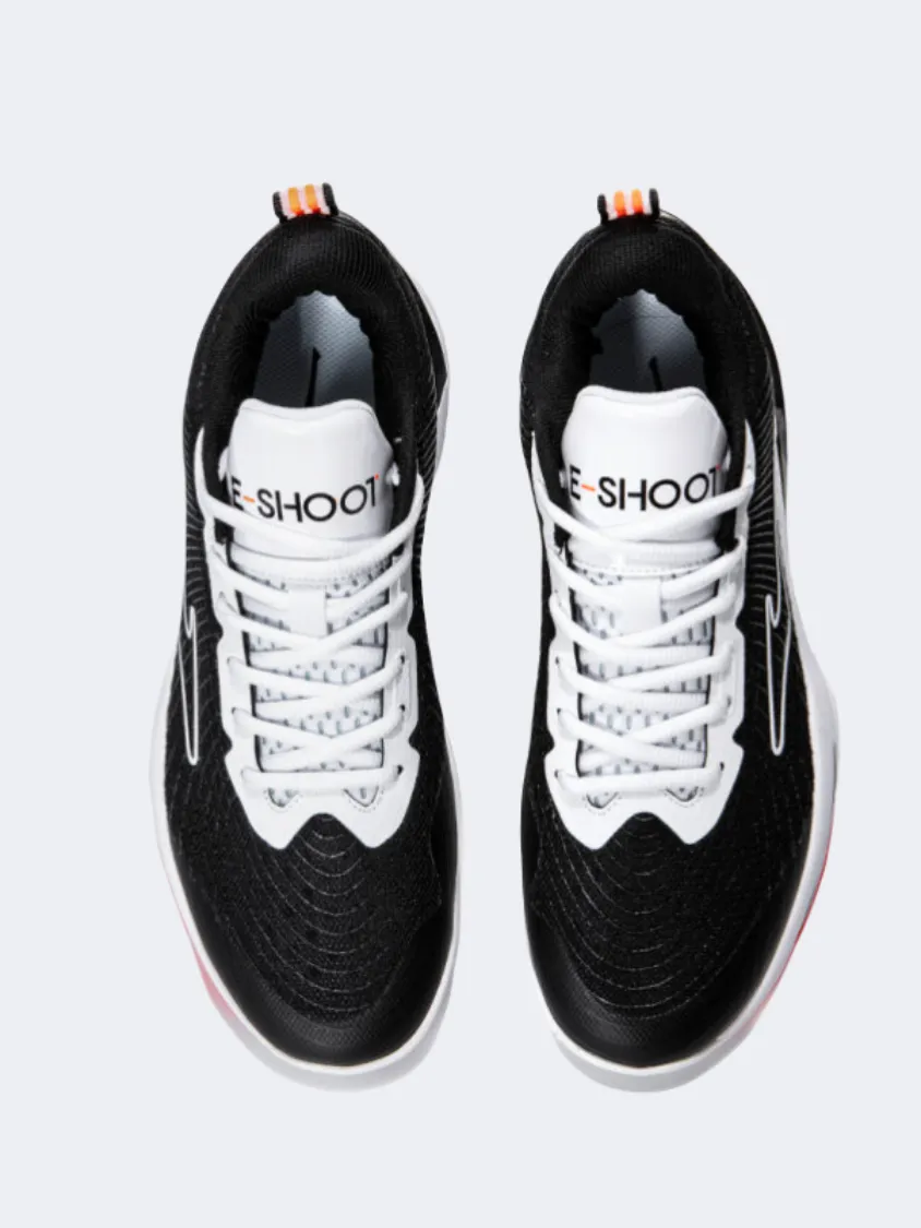 Erke Men Basketball Shoes Black/White Balanced