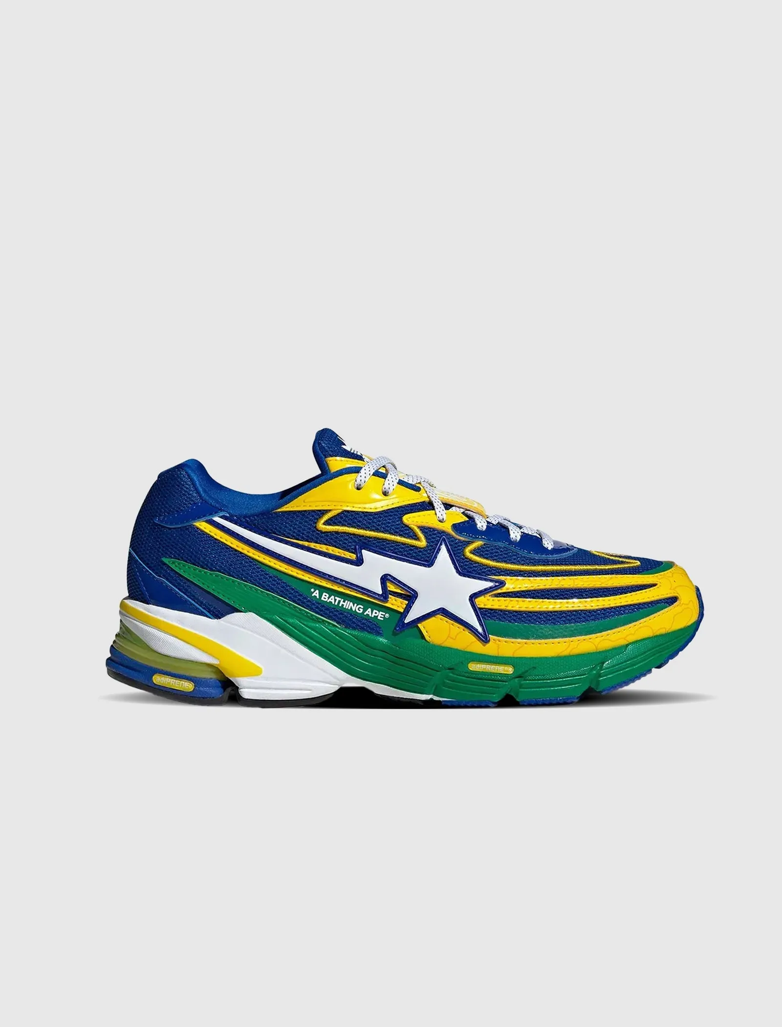 BAPE ORKETRO "YELLOW/BLUE/GREEN" Stride Bold Walking