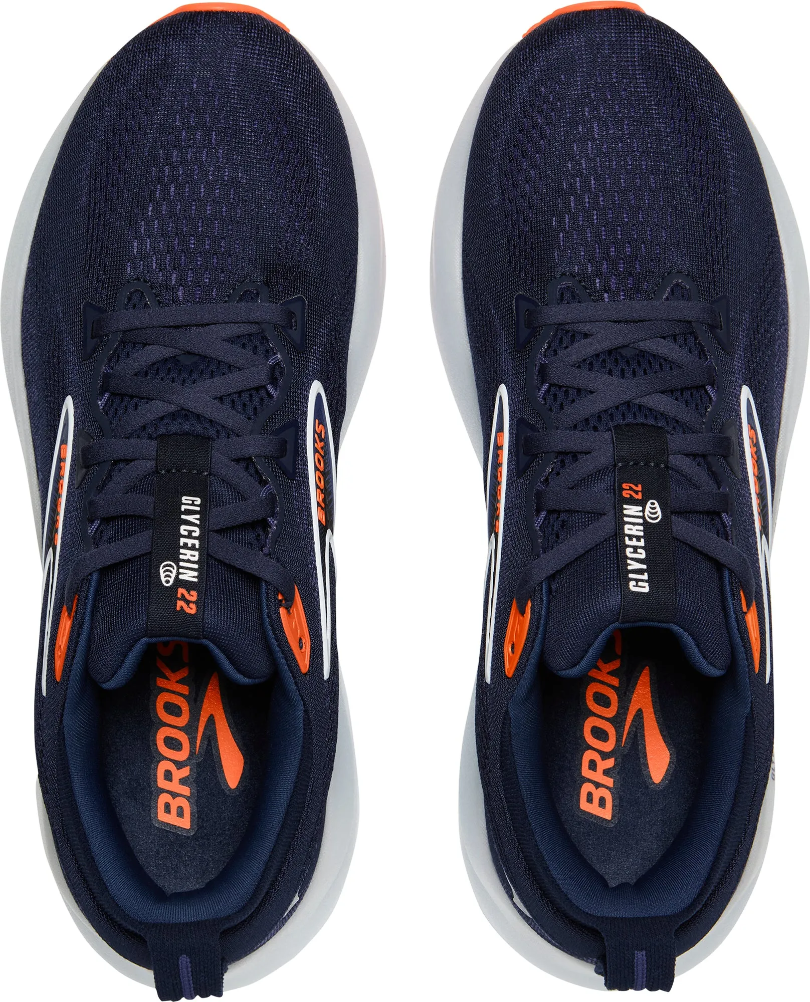 Hiking Night Out Brooks Glycerin 22 Mens Running Shoes - Blue