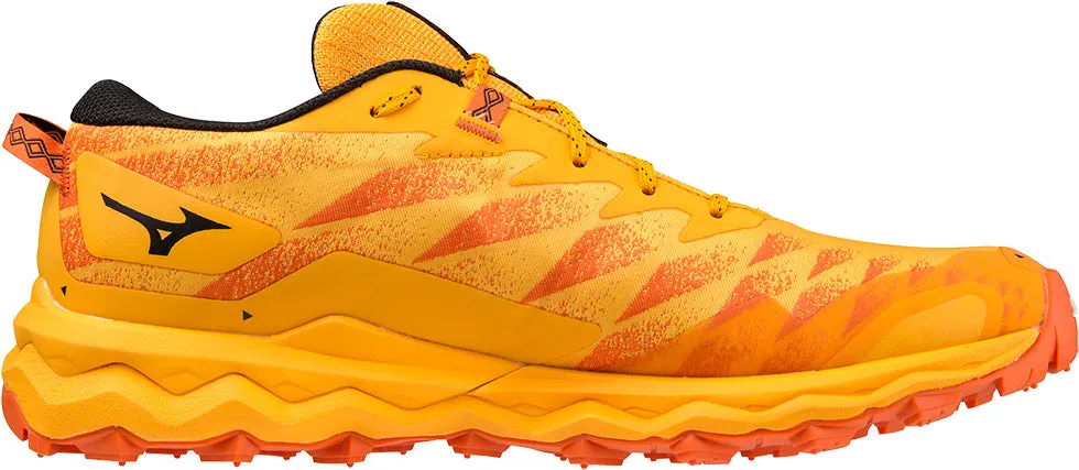 Comfort Grip Mizuno Wave Daichi GORE-TEX Mens Trail Running Shoes - Orange