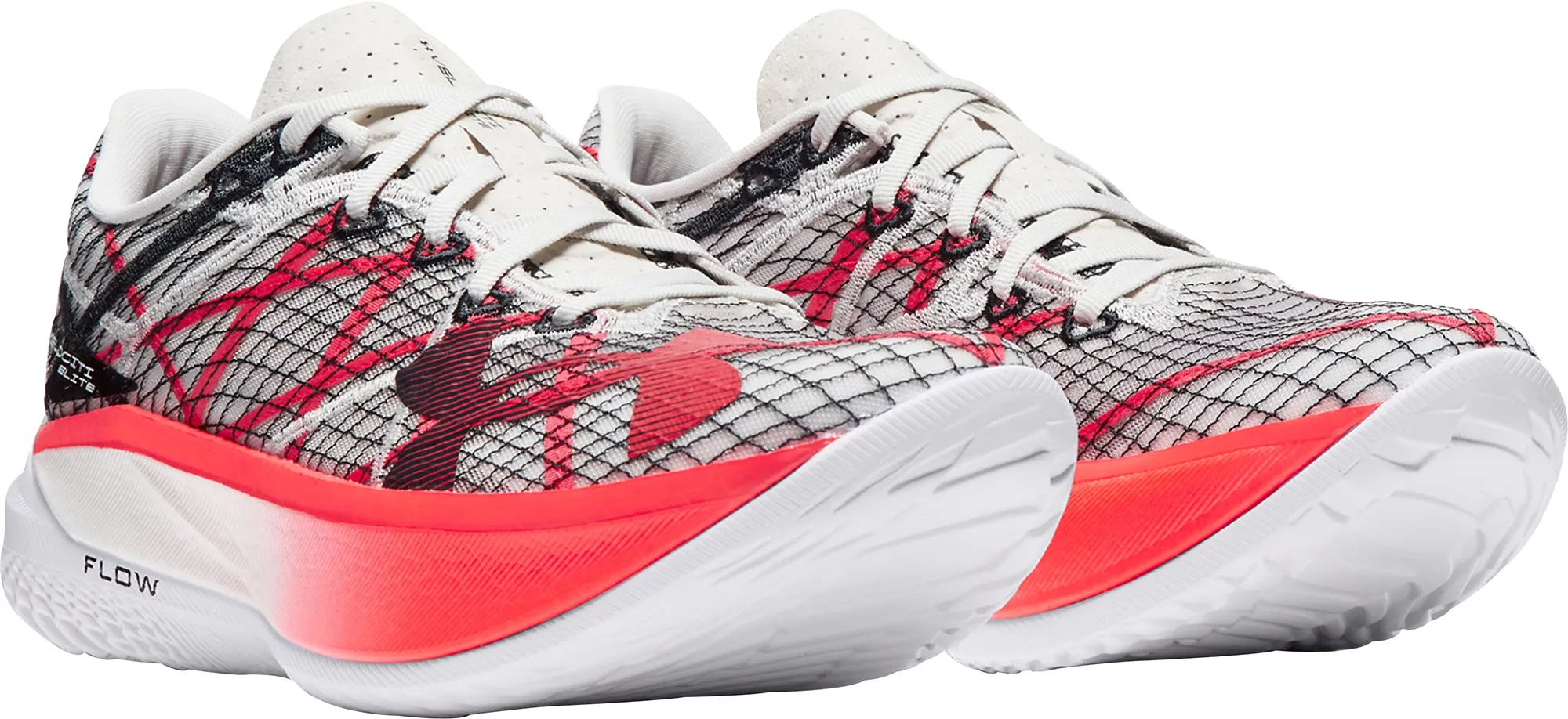 Black Edge Under Armour Velociti Elite 2 Running Shoes - White