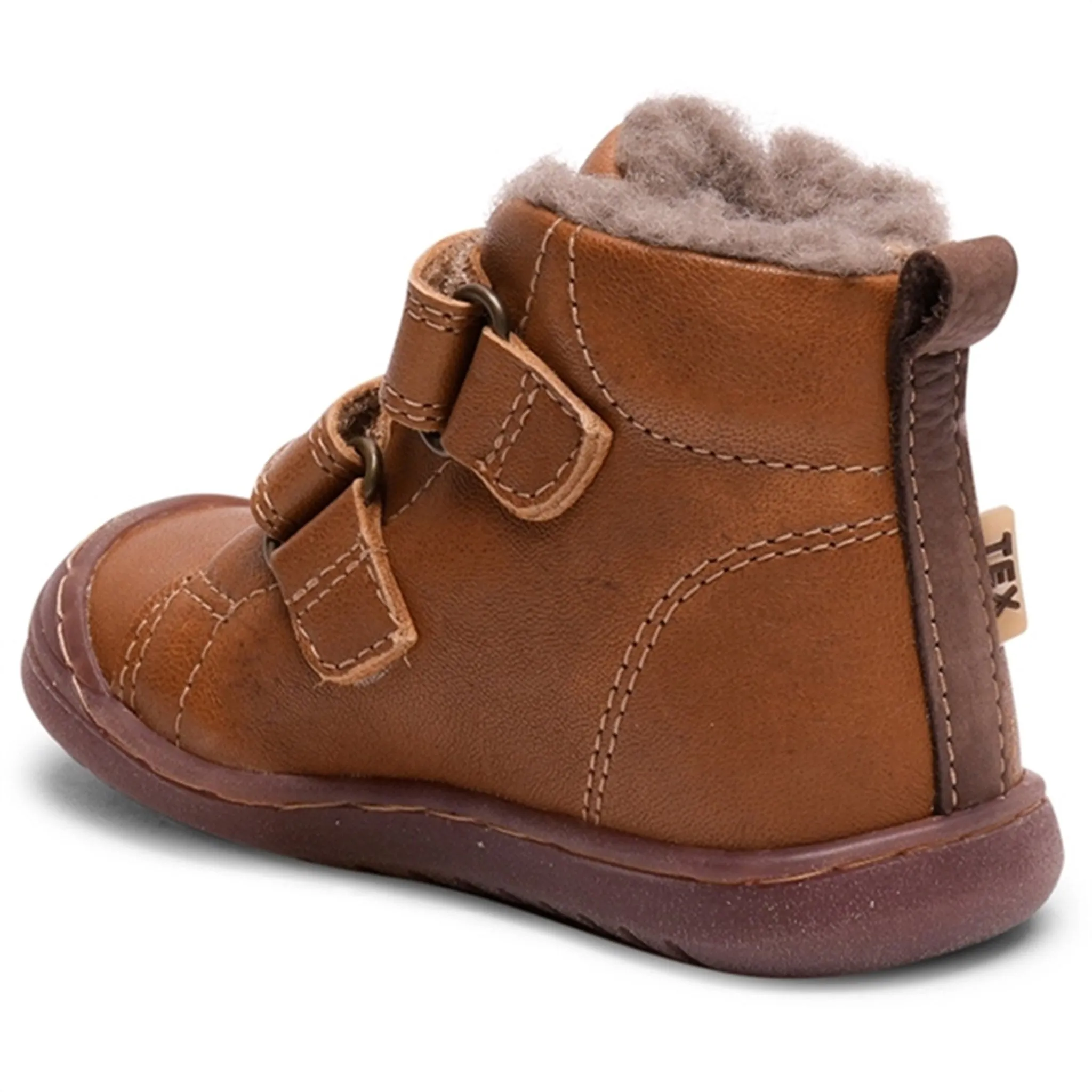 Mountain Exploration Slip Resistant Bisgaard Rudi V Tex Shoes Cognac