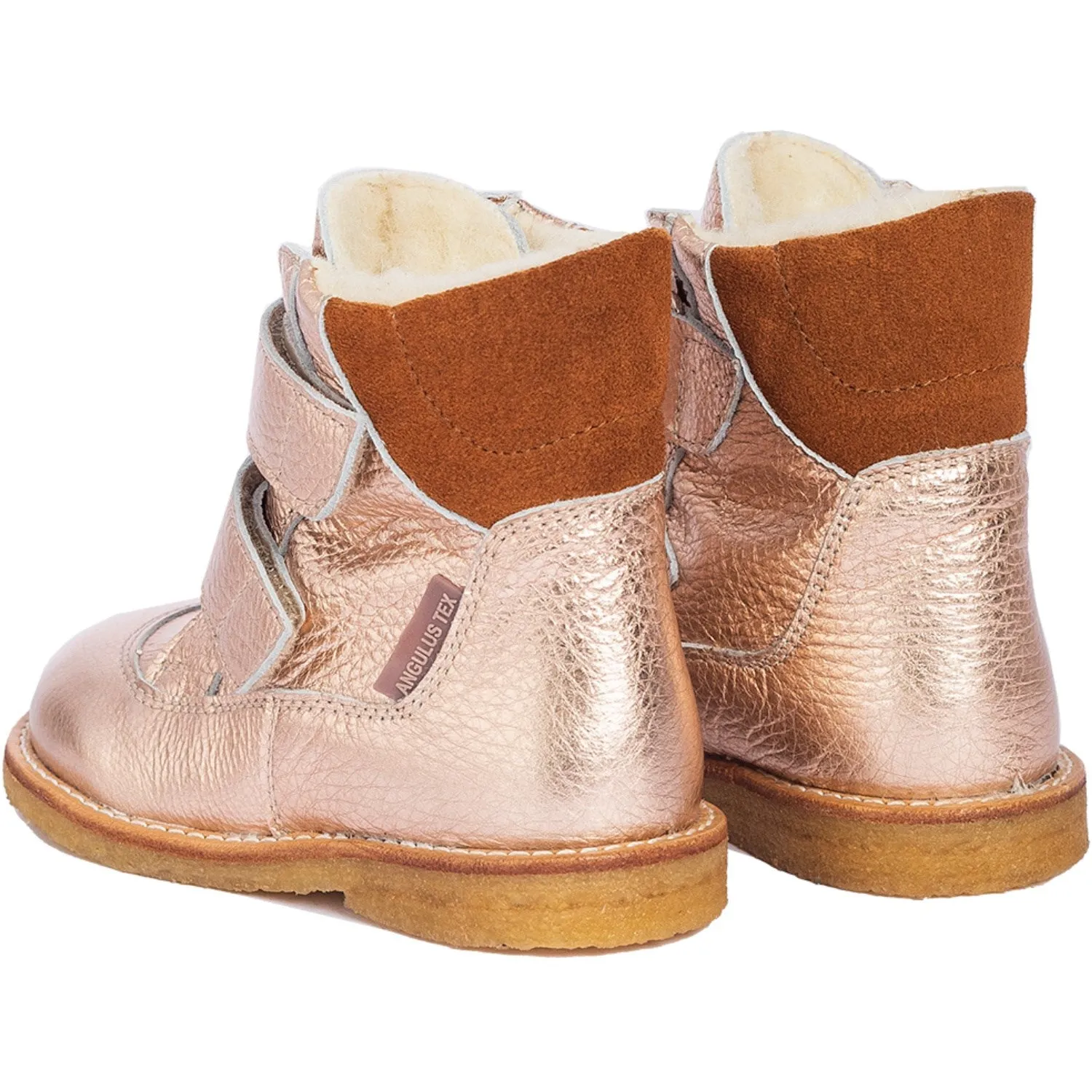 Angulus Copper/Cognac Tex boot with Velcro closure Frost resistant
