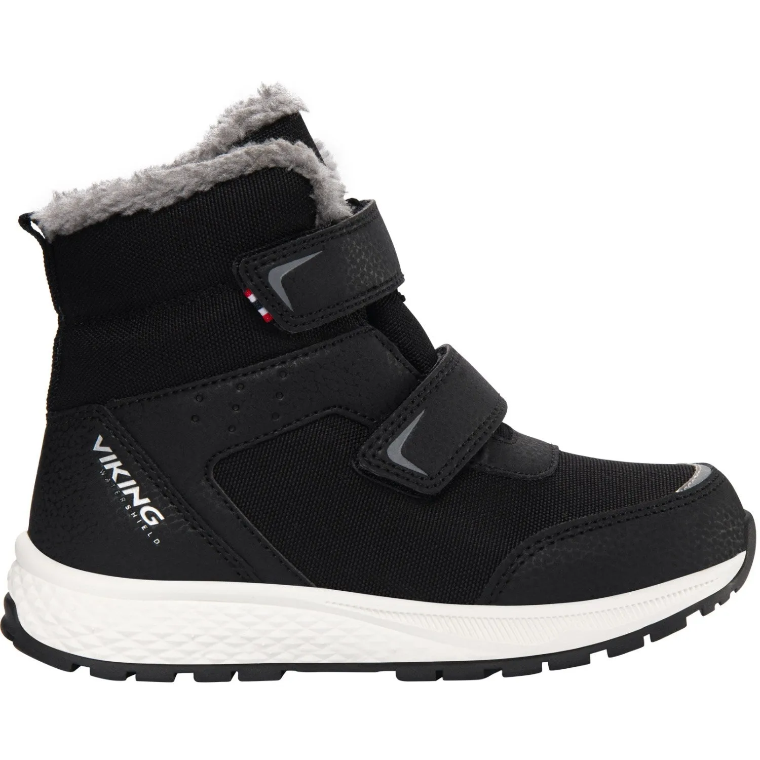 VIKING Black/Grey Equip Warm WP 2V Mountain Adventure Boots Comfort Padding