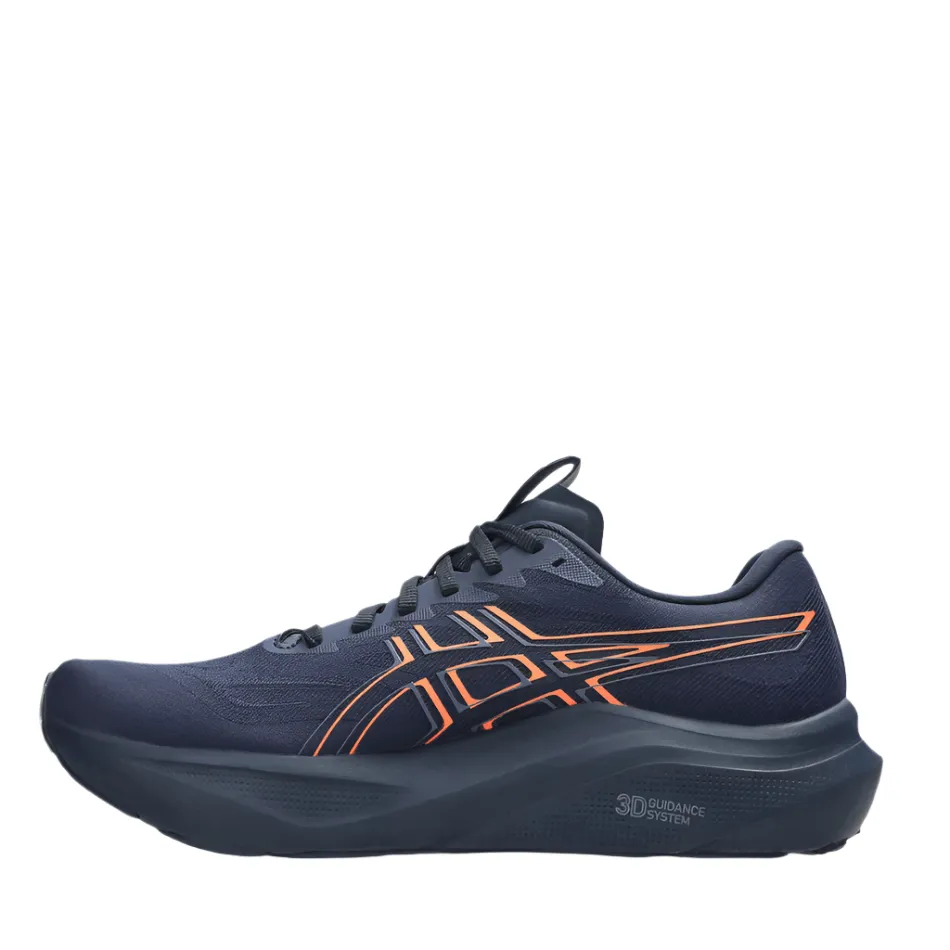 ASICS Men's GT-2000 v14 Running Shoes in Midnight/Vivid Coral AW25 Arch Alignment