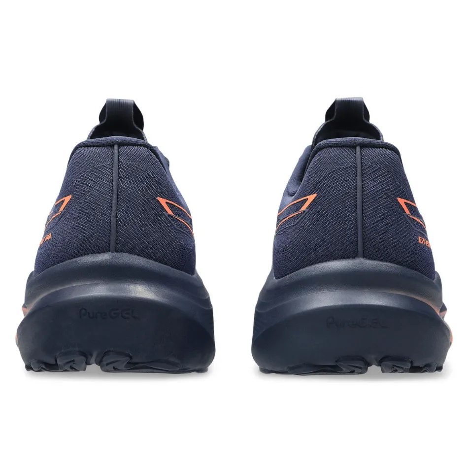 foam padding hill - running shoes ASICS Men's GT-2000 v14 Running Shoes in Midnight/Vivid Coral AW25