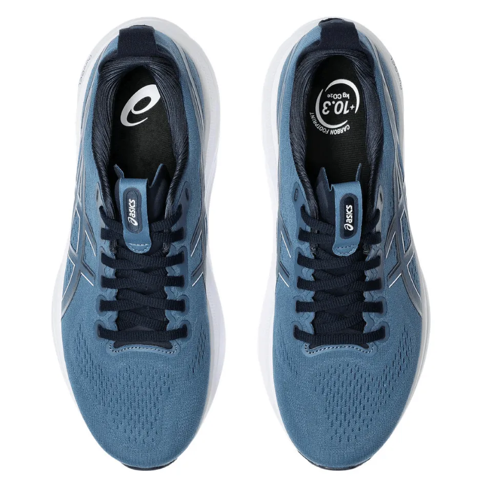 ASICS Men's GEL-KAYANO 32 Running Shoes in Winter Sea/Midnight AW25 running with a flexible outsole unpadded shoes