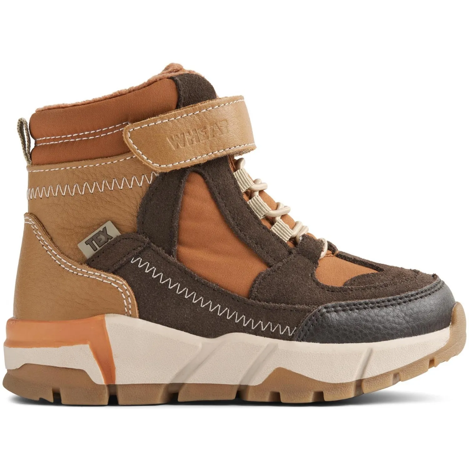 Wheat Dark Brown Bootie Muni Tex Outdoor Hiking Shoes