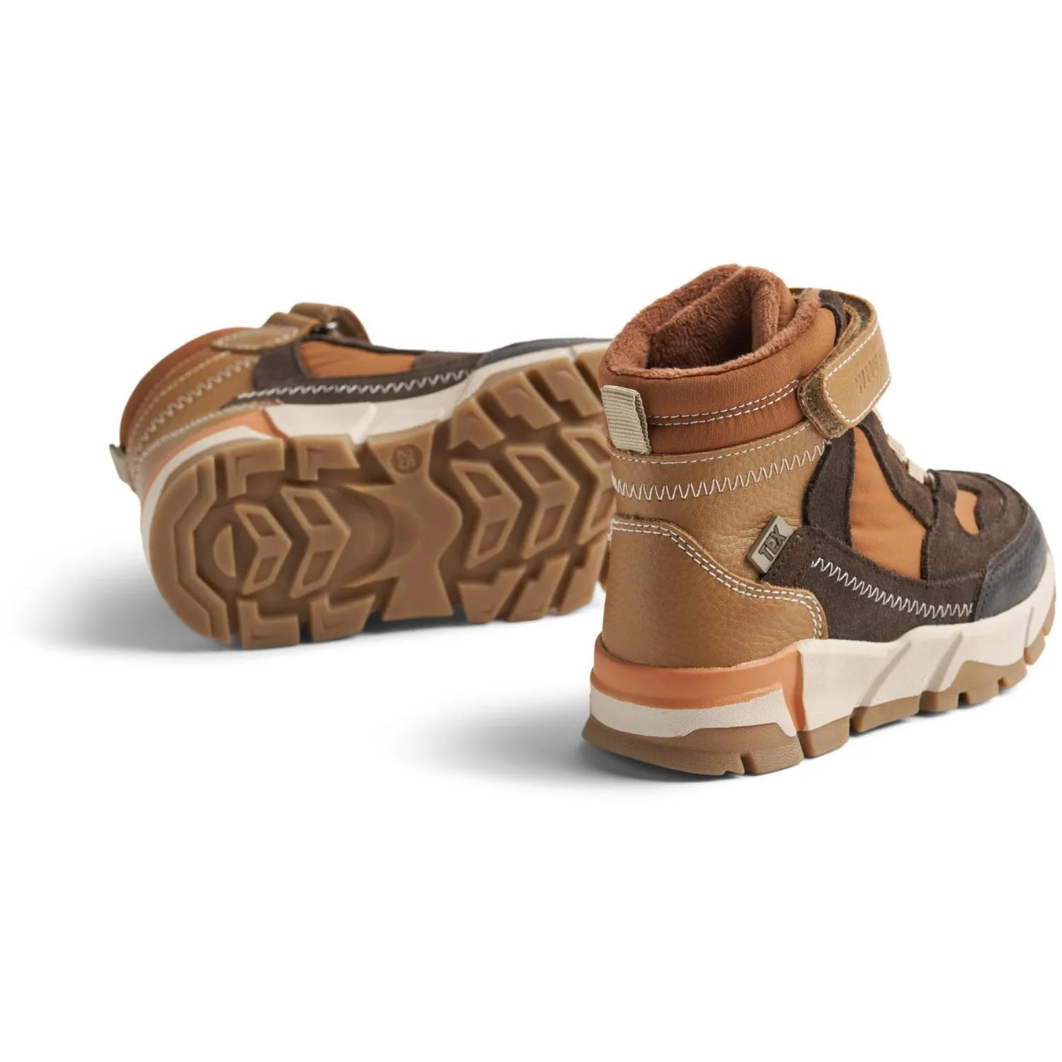 Snow Ice Hike Cozy Comfort Wheat Dark Brown Bootie Muni Tex