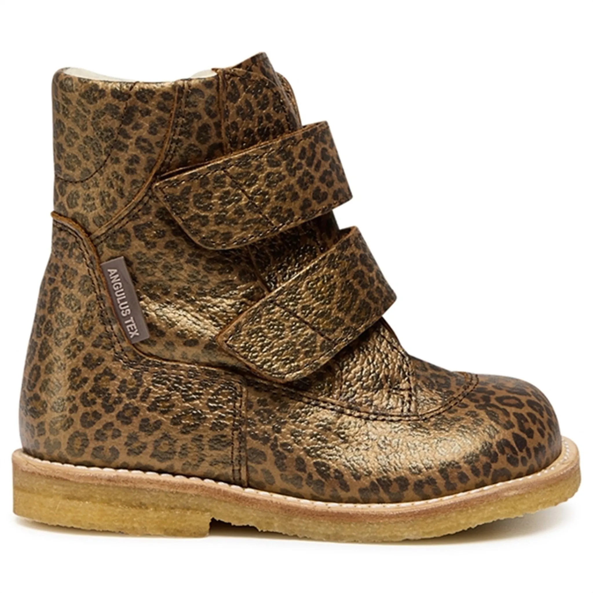 Angulus Tex Boots w Velcro Brown Leo Mountain Safety Gear Heavy Terrain Protection