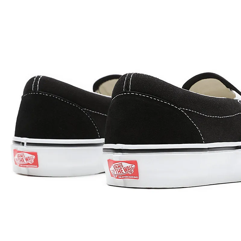 Flat Ground Vans Skate Slip-On Pro Skateboarding Shoes - Black/White