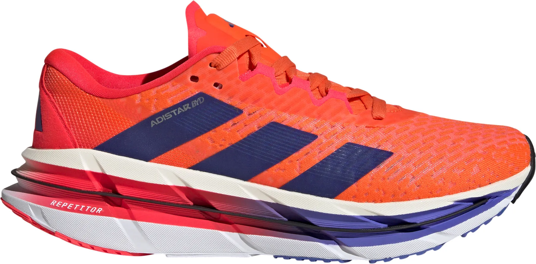 Virtual Step adidas Adistar BYD Mens Running Shoes - Orange