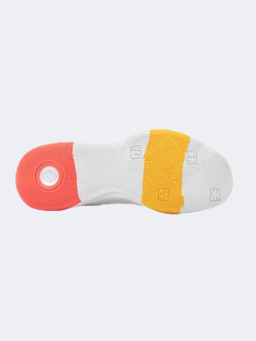 Traction pattern Erke Men Basketball Shoes White/Red