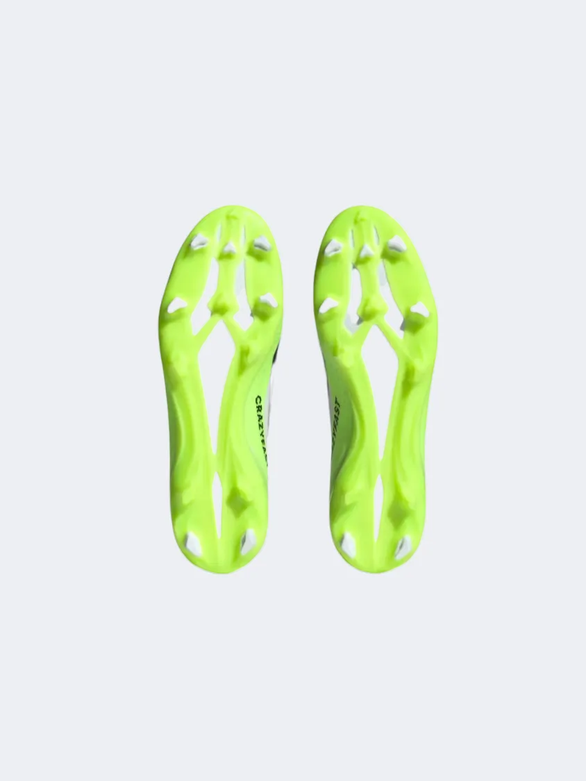 Adidas X Crazyfast.3 Men Football Shoes Cloud White/ Lemon Speed Action Playmaker Role