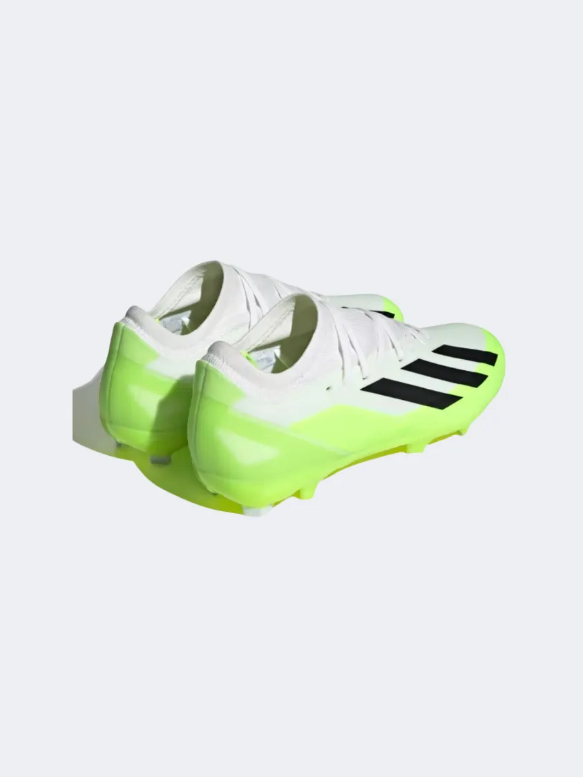 Pro Level Adidas X Crazyfast.3 Men Football Shoes Cloud White/ Lemon