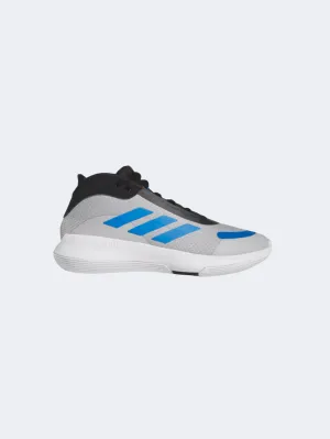 Integrated Heel Counter Adidas Bounce Legends Men Basketball Shoes Grey/Royal/Black