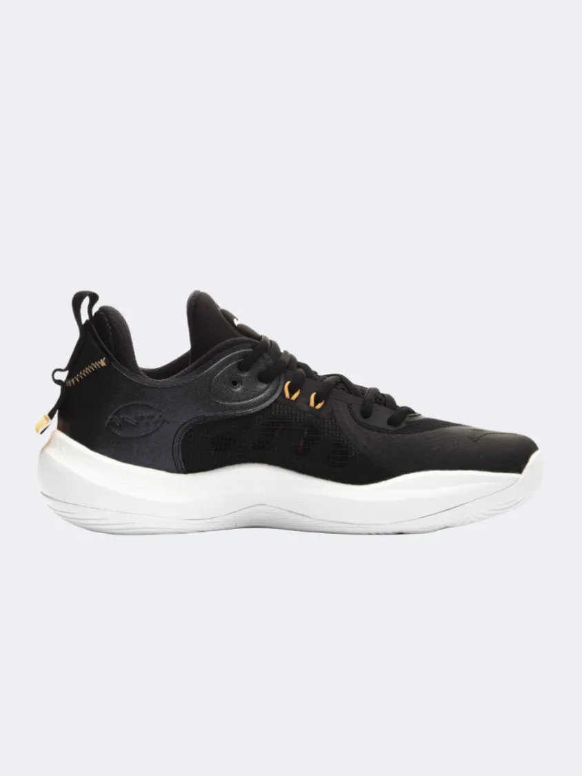Anta Klay Thompson Kt Campus Men Basketball Shoes Black/White/Orange Stability Web Technology Ventilation Channel