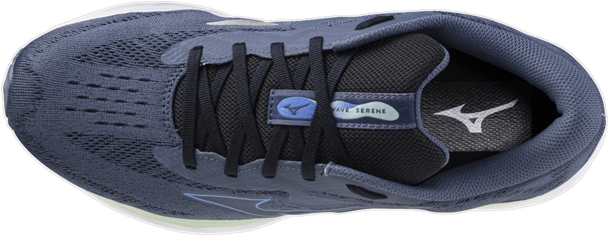 Mizuno Wave Serene Mens Running Shoes - Blue Comfort Run Dance Floor