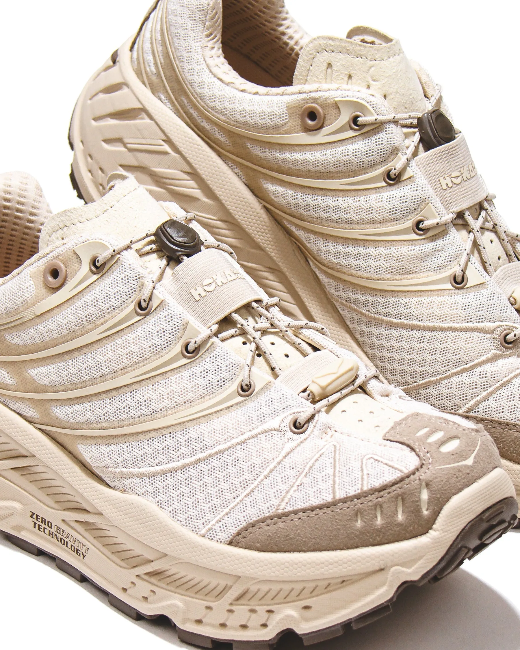 Synthetic Upper Hoka One One Men Stinson EVO OG Oat 1155350-OTTM