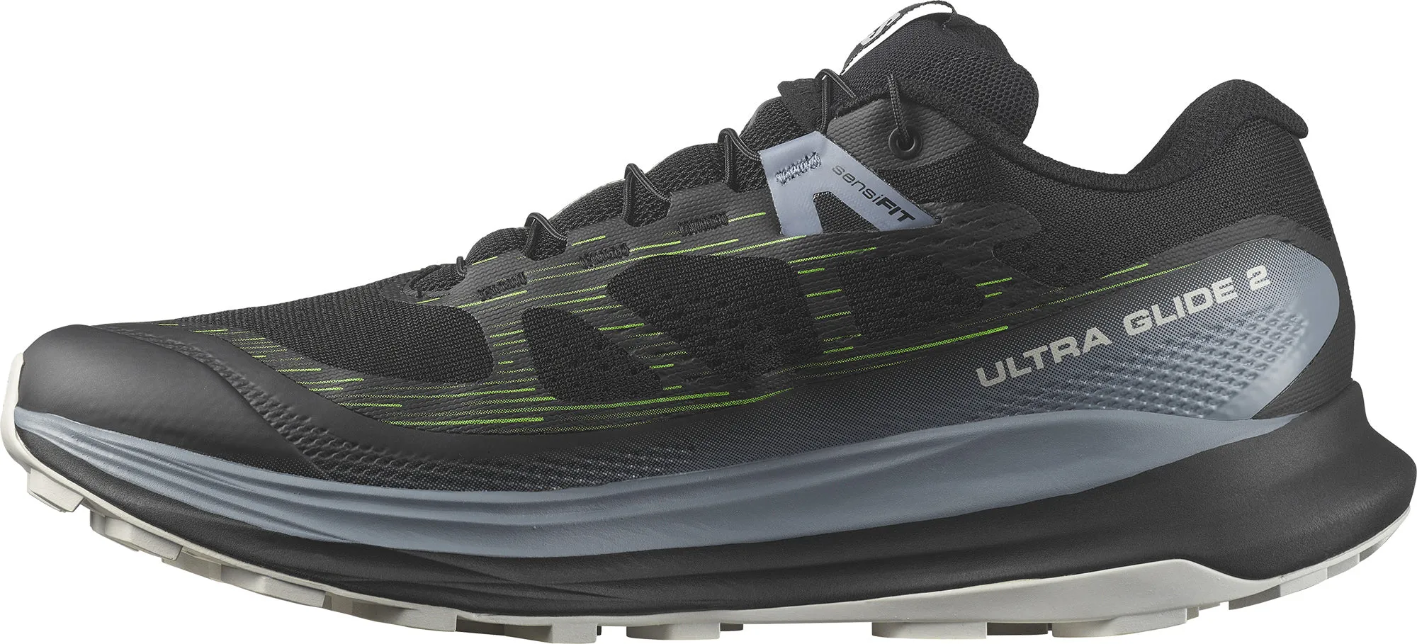 Dual Tone Salomon Ultra Glide 2 Mens Trail Running Shoes - Black