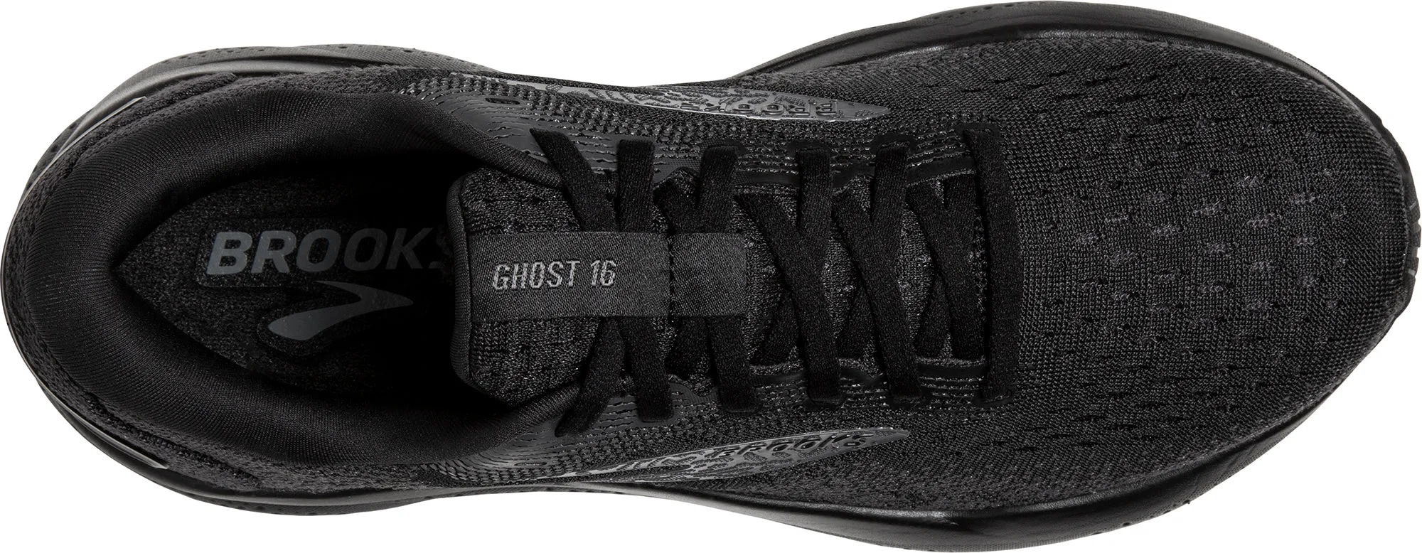 Fast Track Brooks Ghost 16 Mens Running Shoes - Black