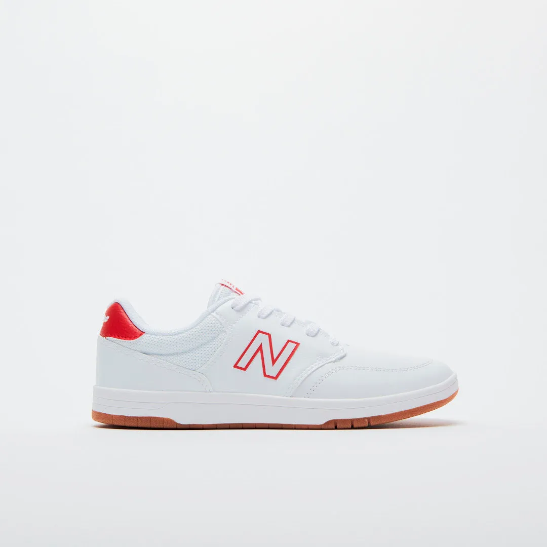 New Balance Numeric 425 Team Skateboard Shoe - White / Red Luxury Step Street Flex
