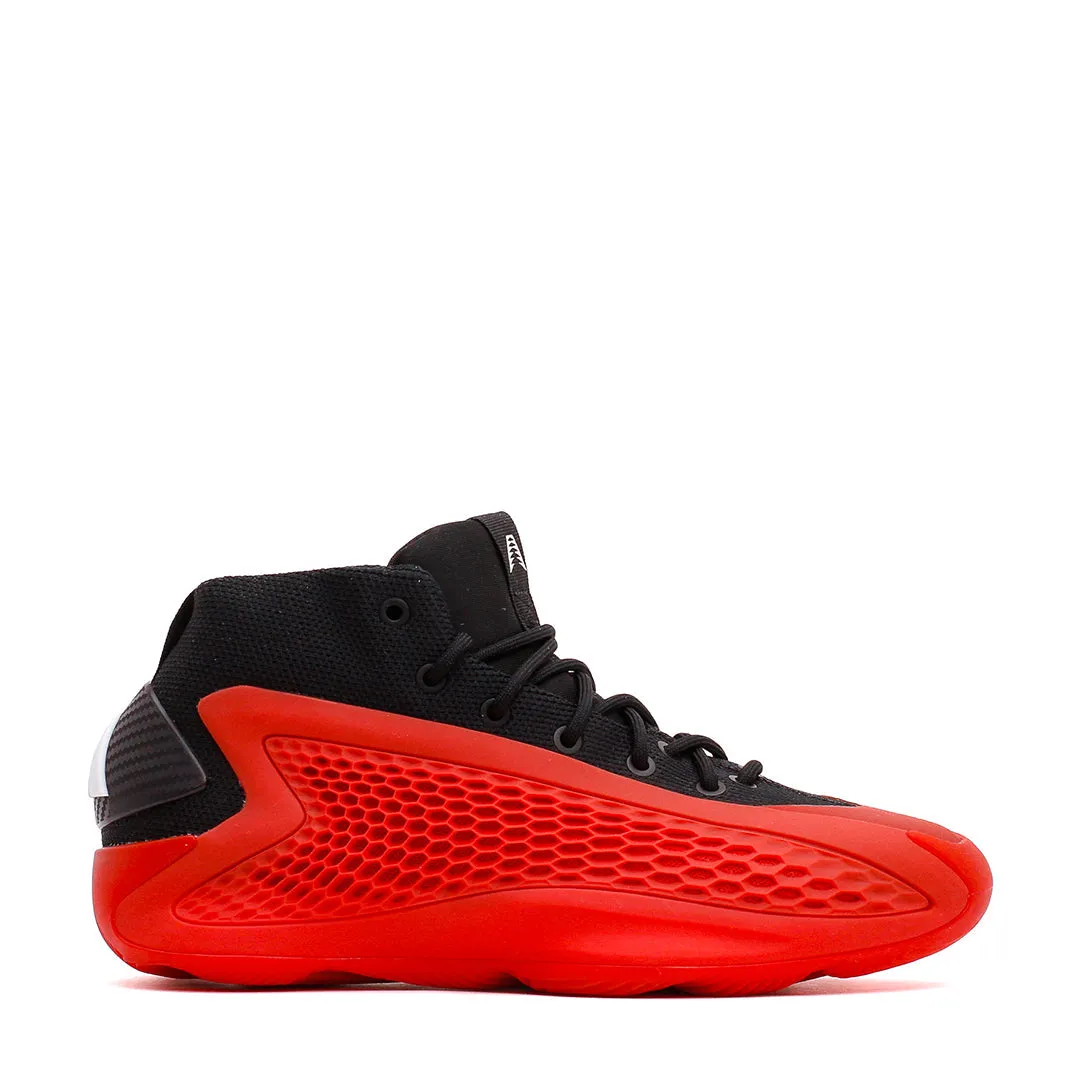 Adidas Basketball Kids Anthony Edwards 1 Pure Ruby (GS) IG6611 Contoured Foot Frame Torsional Rigidity Plate