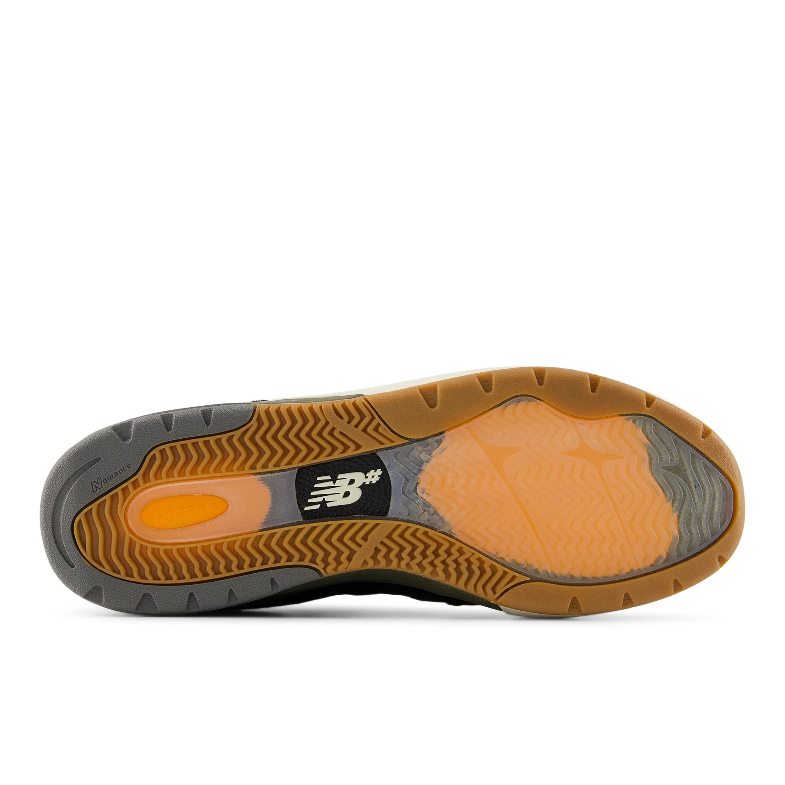 Flex Movement New Balance Numeric 933 Andrew Reynolds Skateboard Shoes - Black / Dark Olivine