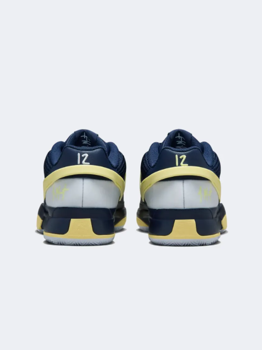 Power Bounce Motion Control System Nike Ja 1 Men Basketball Shoes Navy/Grey/Orange