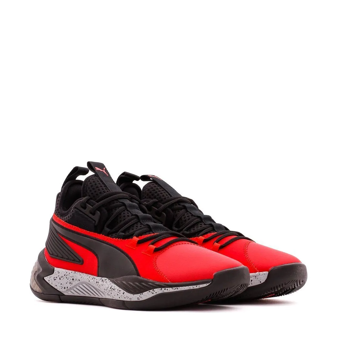 Puma Basketball Uproar Hybrid Court High Risk Red Black Men 192775-08 Hyperelastic Foam Layer