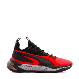 Slip Resistant Sole Comfort   Focused Puma Basketball Uproar Hybrid Court High Risk Red Black Men 192775-08