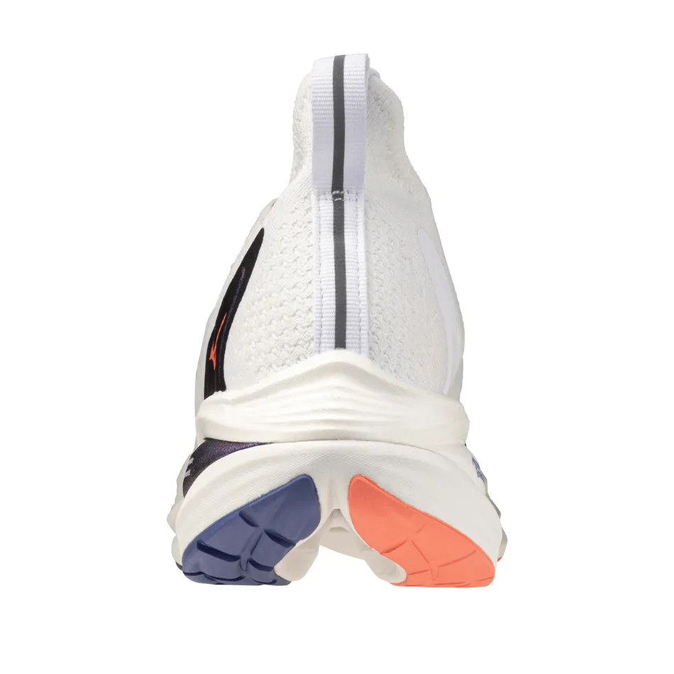 Solo - running Mizuno Women's Neo Vista 2 Running Shoes in White/Striking Coral/Iris Bloom AW25
